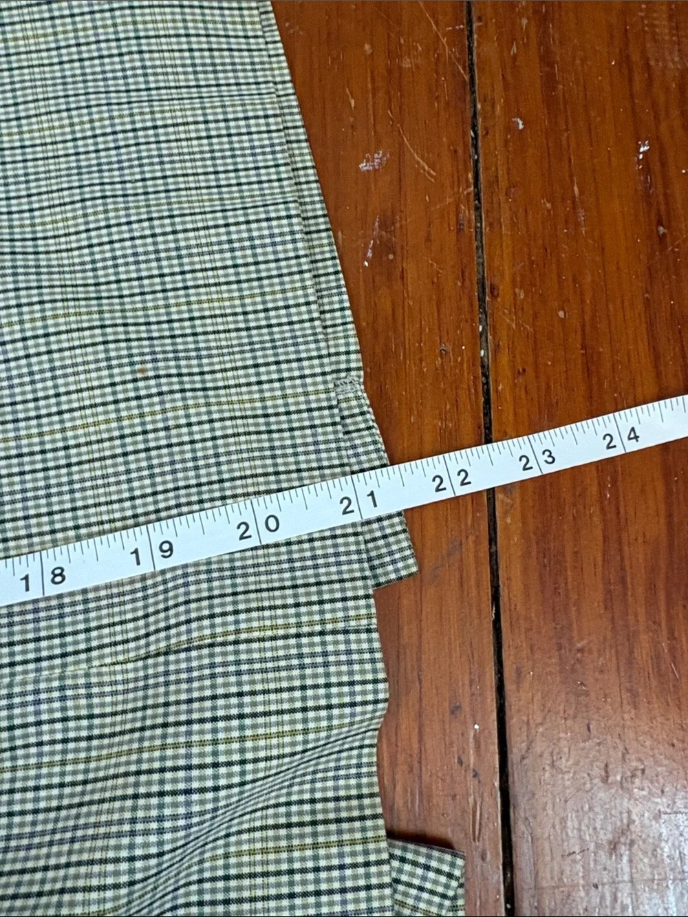 Vintage 1990s Ann Taylor Plaid Skirt Suit Set Yellow Blue Size 8 / 10 Cotton